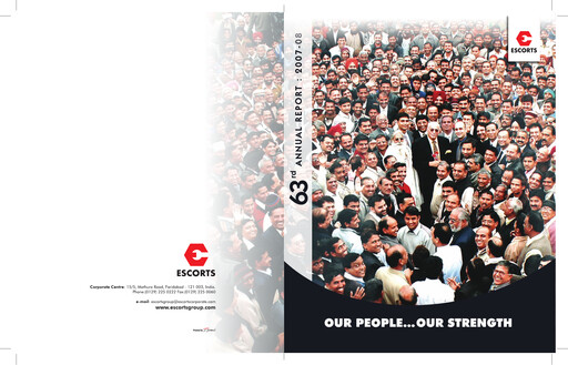 Thumbnail Escorts Kubota
 Annual Report 2007-2008