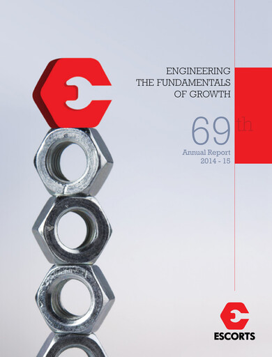 Thumbnail Escorts Kubota
 Annual Report 2014-2015