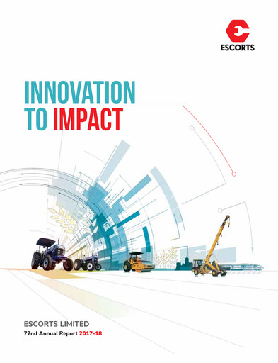 Thumbnail Escorts Kubota
 Annual Report 2017-2018