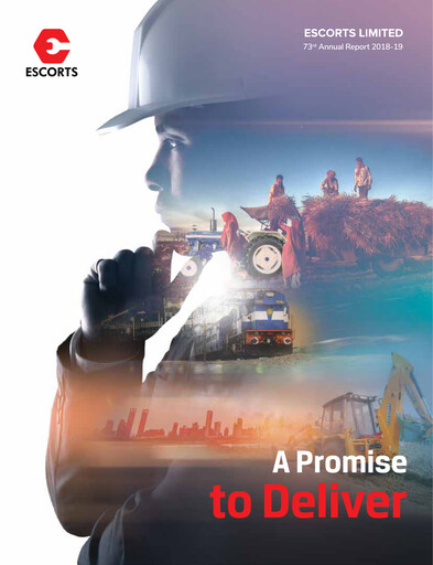 Thumbnail Escorts Kubota
 Annual Report 2018-2019