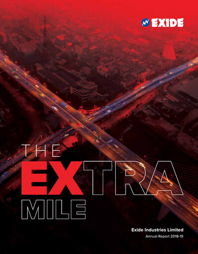Thumbnail Exide Industries
 Annual Report 2018-2019