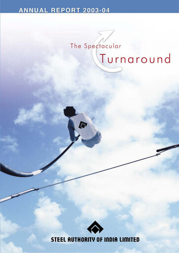 Thumbnail Steel Authority of India Annual Report 2003-2004