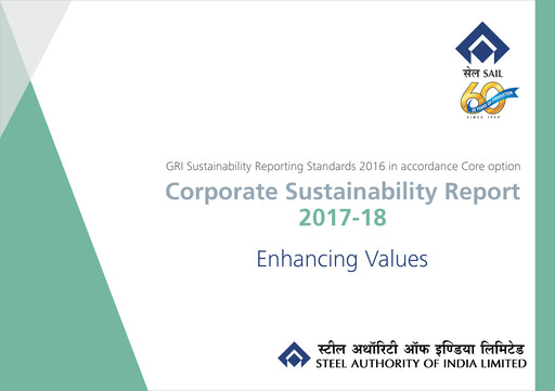 Thumbnail Steel Authority of India Sustainability Report 2017-2018