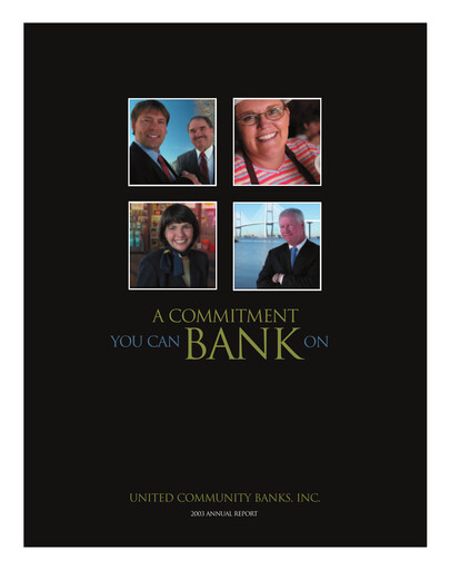 Thumbnail United Community Bank Annual Report 2003