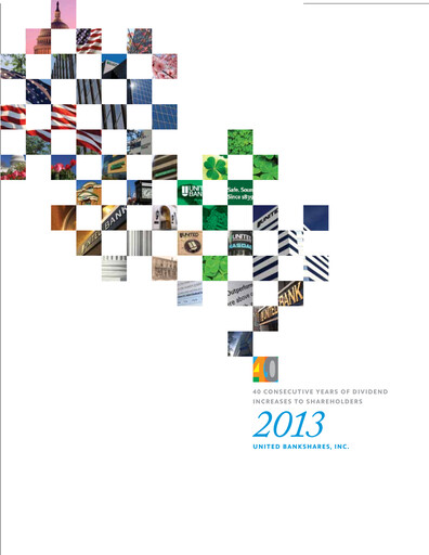 Miniature United Bankshares Rapport annuel 2013