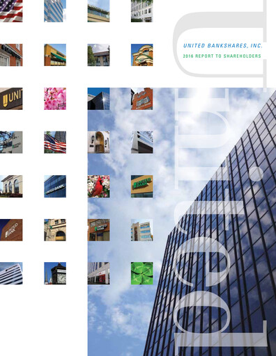 Miniature United Bankshares Rapport annuel 2016