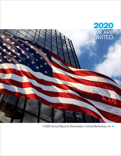 Miniature United Bankshares Rapport annuel 2020