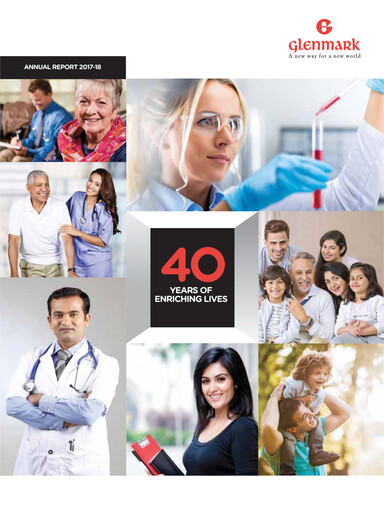Thumbnail Glenmark Pharmaceuticals
 Annual Report 2017-2018
