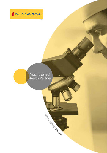 Miniature Dr Lal PathLabs
 Rapport annuel 2015-2016