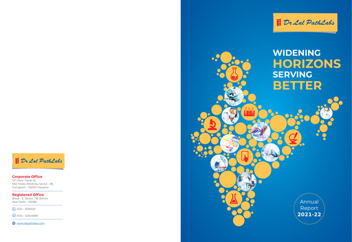 Miniature Dr Lal PathLabs
 Rapport annuel 2021-2022