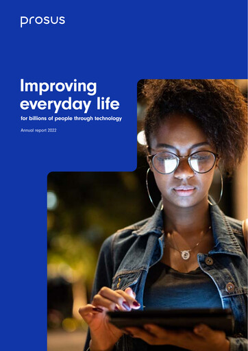 Miniature Prosus Rapport annuel 2022