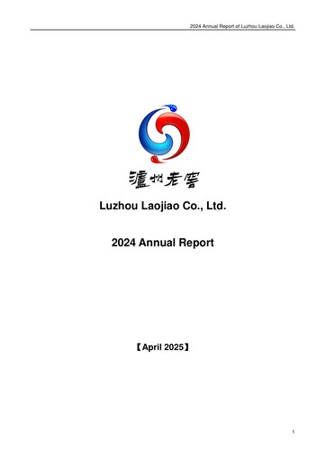 Thumbnail Luzhou Laojiao Annual Report 2024