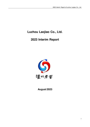 Thumbnail Luzhou Laojiao Half-year Report 2023-h1