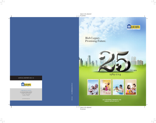 Miniature LIC Housing Finance
 Rapport annuel 2013-2014
