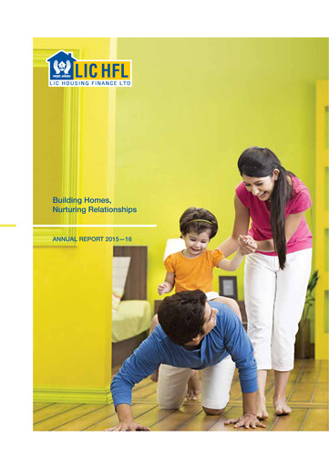 Miniature LIC Housing Finance
 Rapport annuel 2015-2016