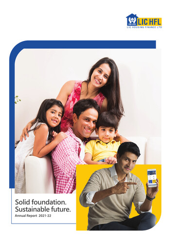 Miniature LIC Housing Finance
 Rapport annuel 2021-2022