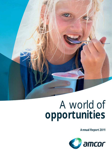 Thumbnail Amcor Annual Report 2011