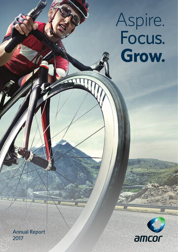 Thumbnail Amcor Annual Report 2017