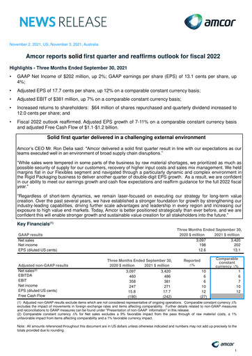 Thumbnail Amcor Quarterly Report 2022-q1