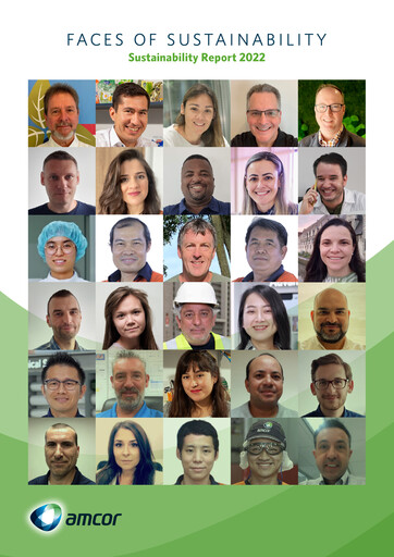 Vorschaubild Amcor Nachhaltigkeitsbericht 2022
