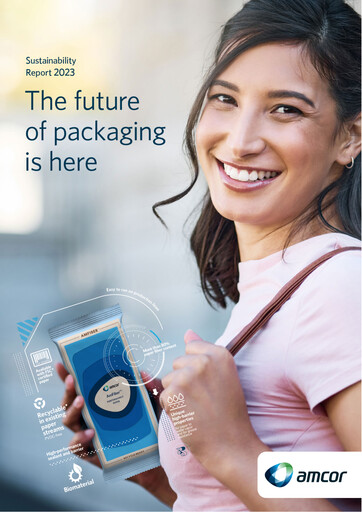 Vorschaubild Amcor Nachhaltigkeitsbericht 2023