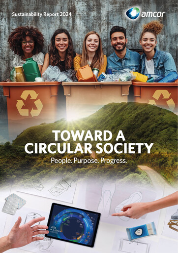 Vorschaubild Amcor Nachhaltigkeitsbericht 2024