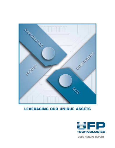 Vorschaubild UFP Technologies
 Jahresbericht 2006