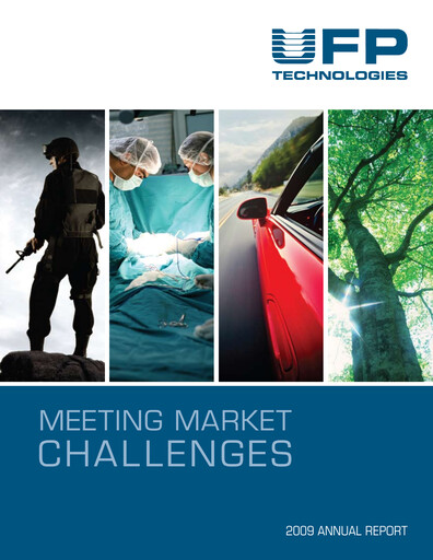 Vorschaubild UFP Technologies
 Jahresbericht 2009