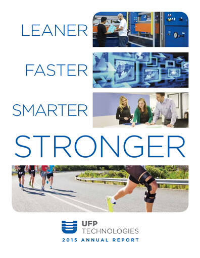 Vorschaubild UFP Technologies
 Jahresbericht 2015