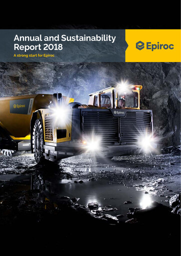 Thumbnail Epiroc Annual Report 2018