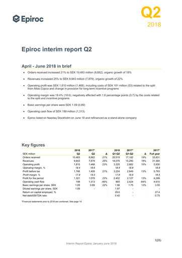 Thumbnail Epiroc Quarterly Report 2018-q2