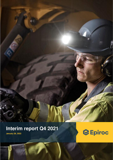Thumbnail Epiroc Quarterly Report 2021-q4