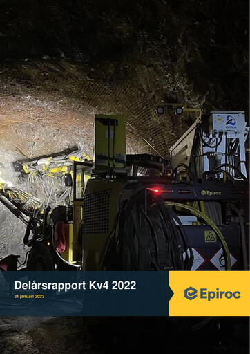 Thumbnail Epiroc Quarterly Report 2022-q4