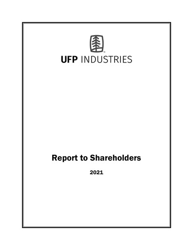 Thumbnail UFP Industries
 Annual Report 2021
