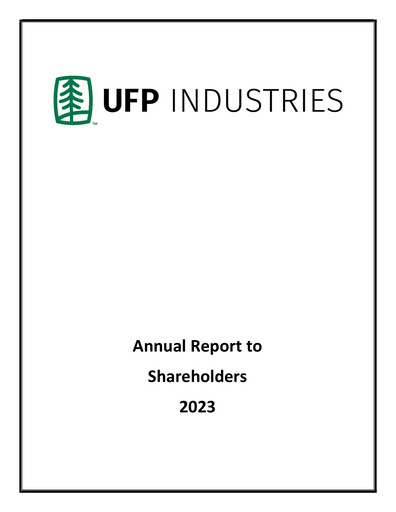 Thumbnail UFP Industries
 Annual Report 2023