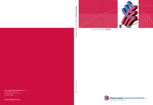 Miniature Hong Leong Financial Group Rapport annuel 2012
