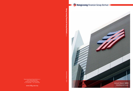 Miniature Hong Leong Financial Group Rapport annuel 2013