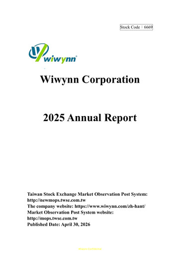 Thumbnail Wiwynn Annual Report 2025