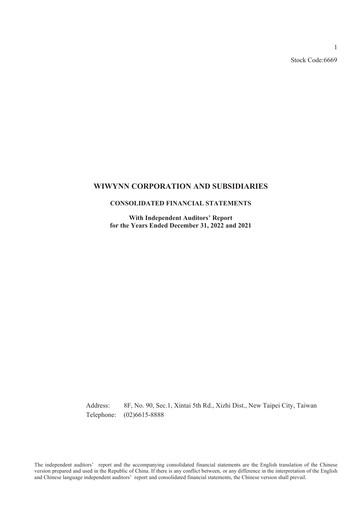 Thumbnail Wiwynn Financial Statement 2022