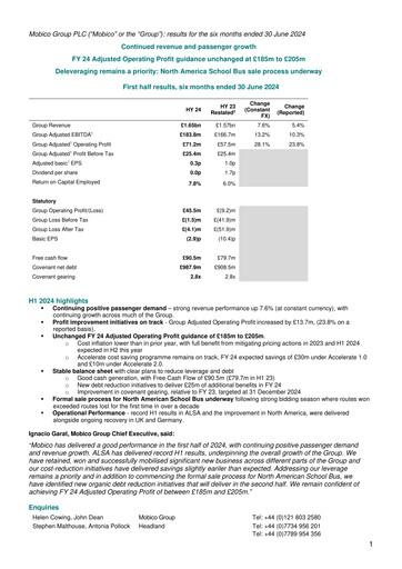 Miniature Mobico Group Rapport semestriel 2024-h1