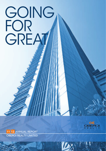 Thumbnail Oberoi Realty
 Annual Report 2011-2012