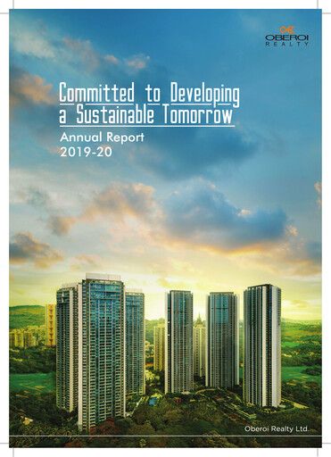 Thumbnail Oberoi Realty
 Annual Report 2019-2020