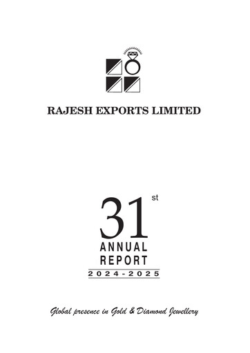 Thumbnail Rajesh Exports
 Annual Report 2024-2025