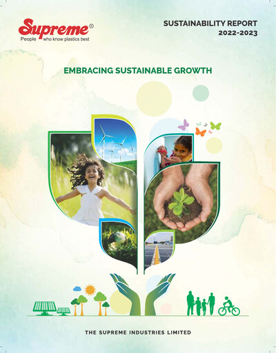 Thumbnail Supreme Industries
 Sustainability Report 2022-2023