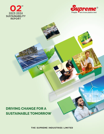 Thumbnail Supreme Industries
 Sustainability Report 2023-2024