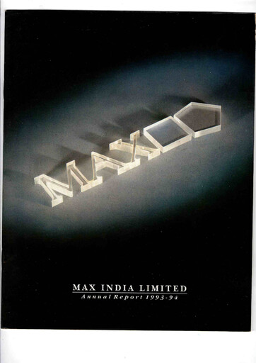 Thumbnail Max Financial Services
 Annual Report 1993-1994