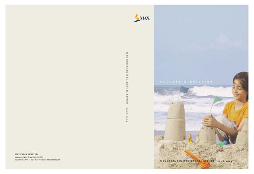 Thumbnail Max Financial Services
 Annual Report 2003-2004