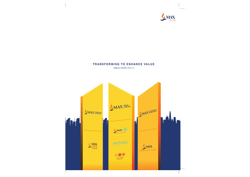 Thumbnail Max Financial Services
 Annual Report 2014-2015