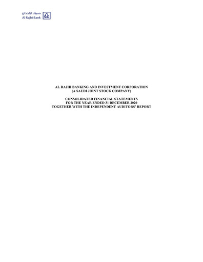 Thumbnail Al Rajhi Bank Financial Statement 2020