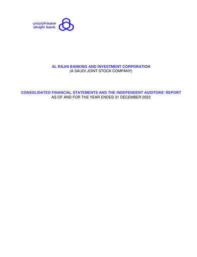 Thumbnail Al Rajhi Bank Financial Statement 2022